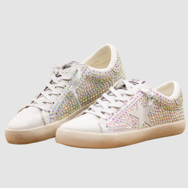 MI.IM Grey Rhinestone Sneakers