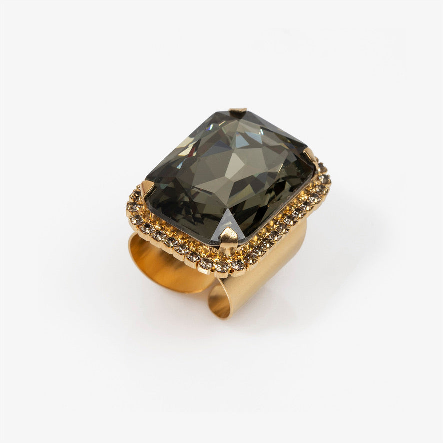 Stardust Black Diamond Ring