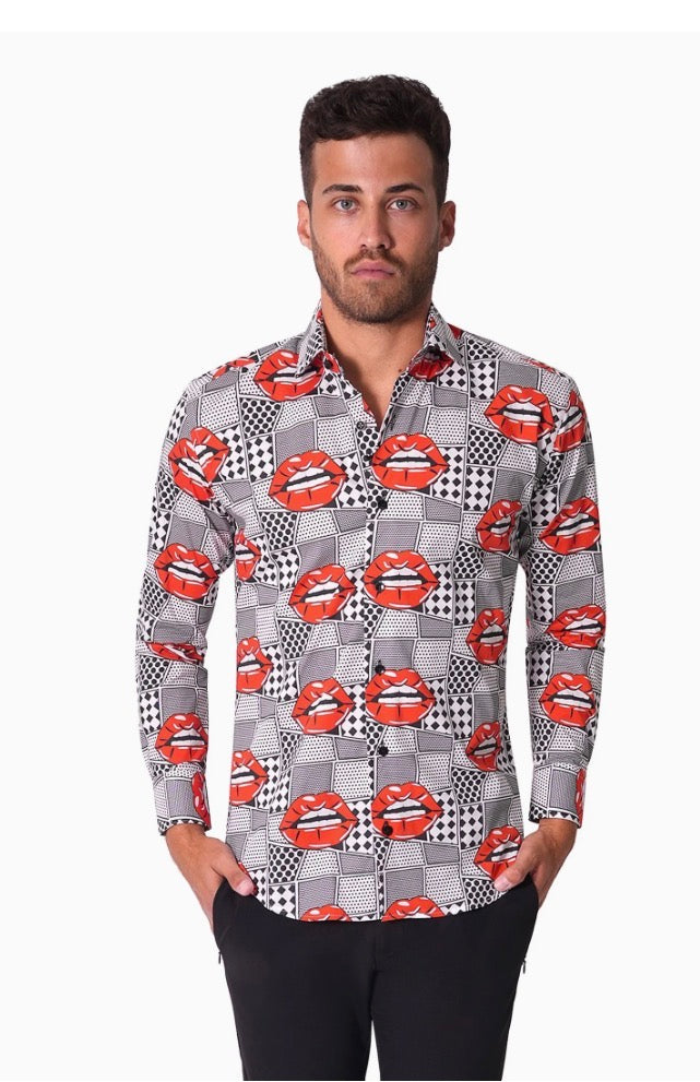 Comics Lips Art Shirt