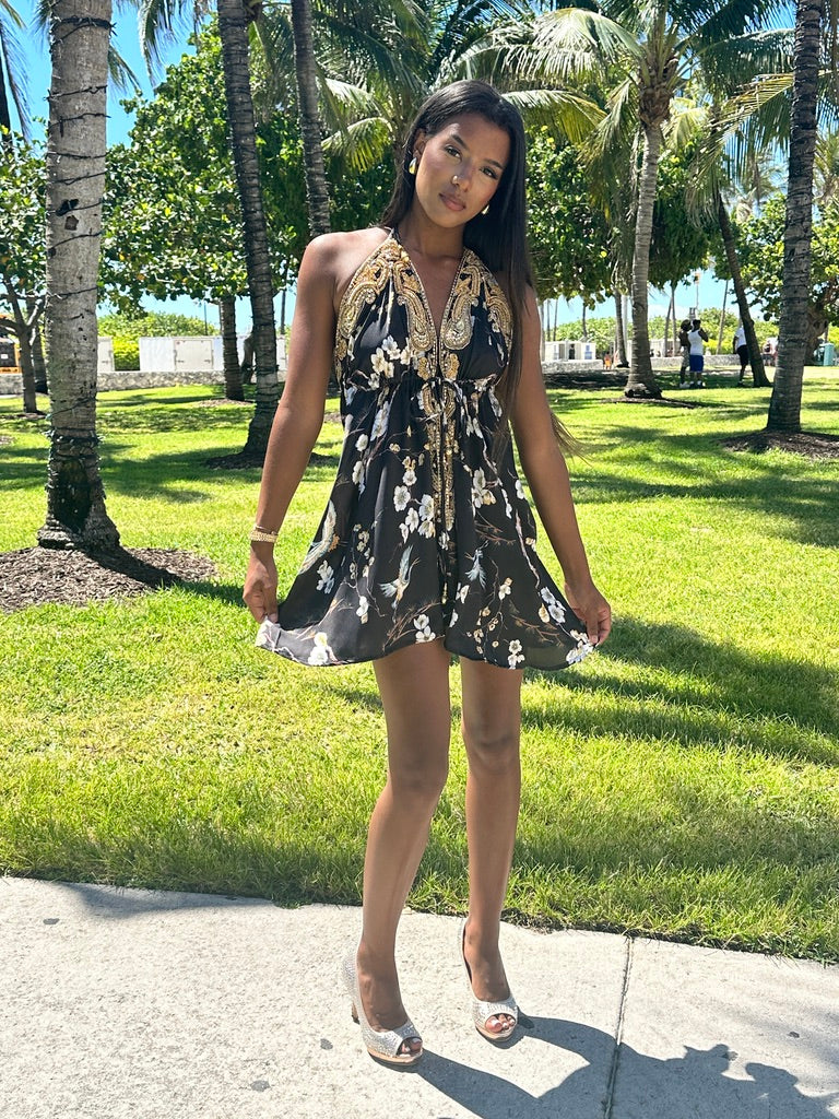 santorini mini dress Sassy Shortcake Santorini Blue Dress