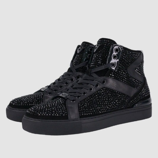 Black W Black Stones Sneakers