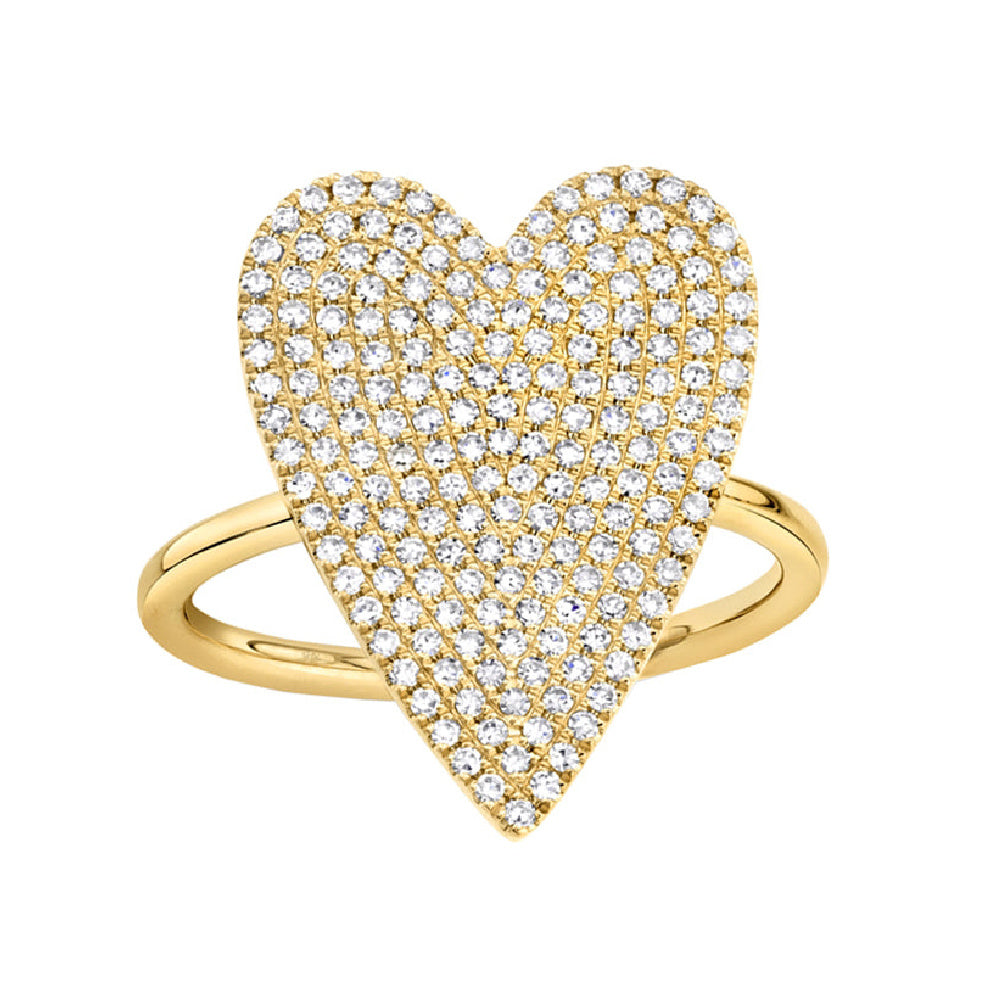 Gemelli Medium Heart Ring
