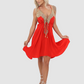 JSQUAD Red Short Dress