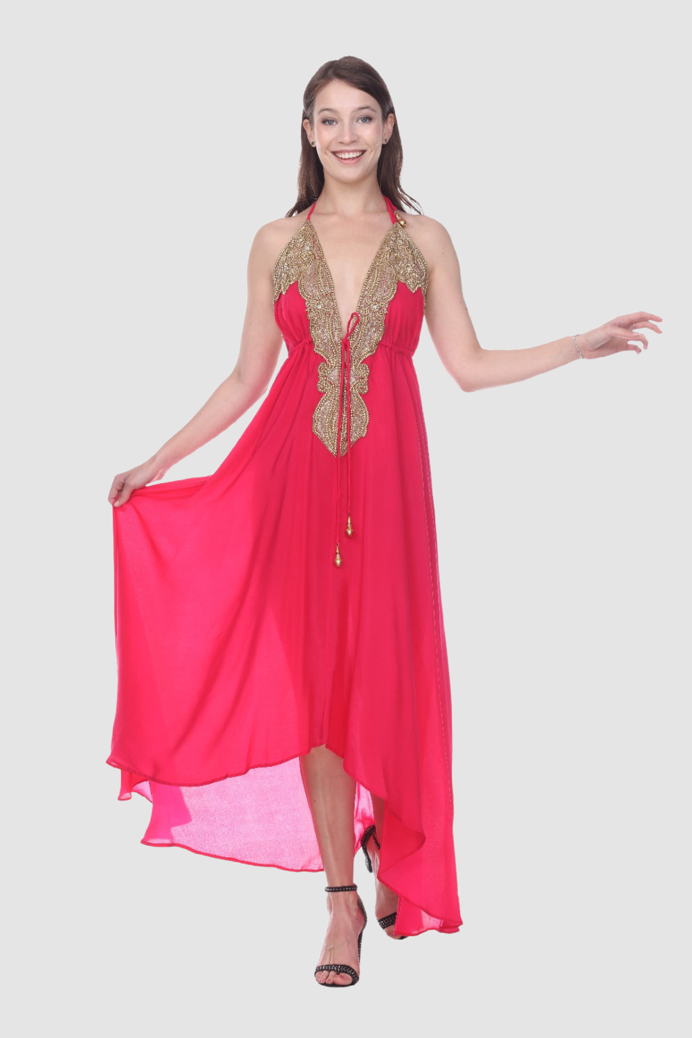 Mallorca Fuchsia Dress