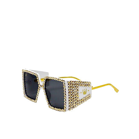 SUMMERZ FASHION White Hierarchy Sunglasses