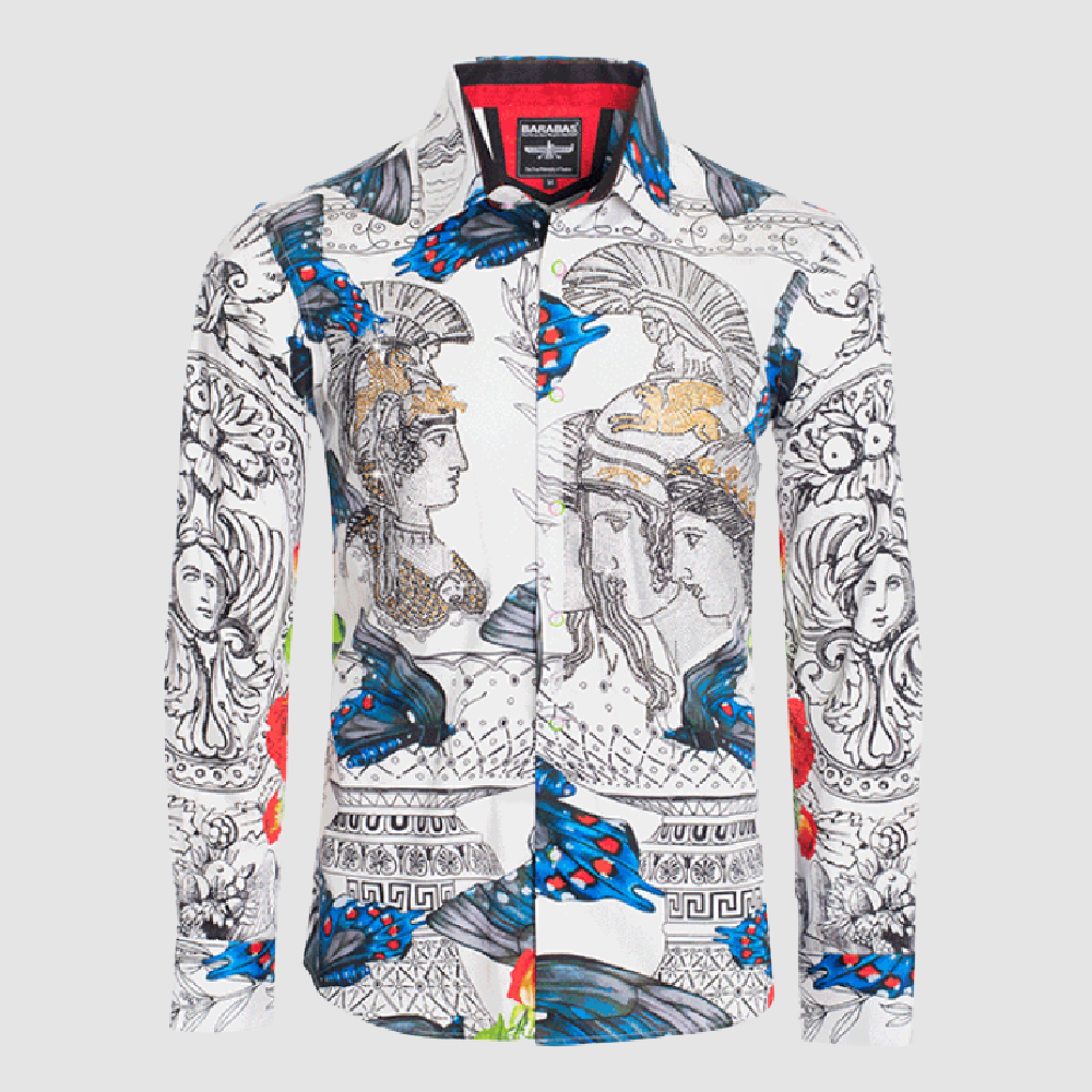 Barabas The White and Blue Shirt Front.