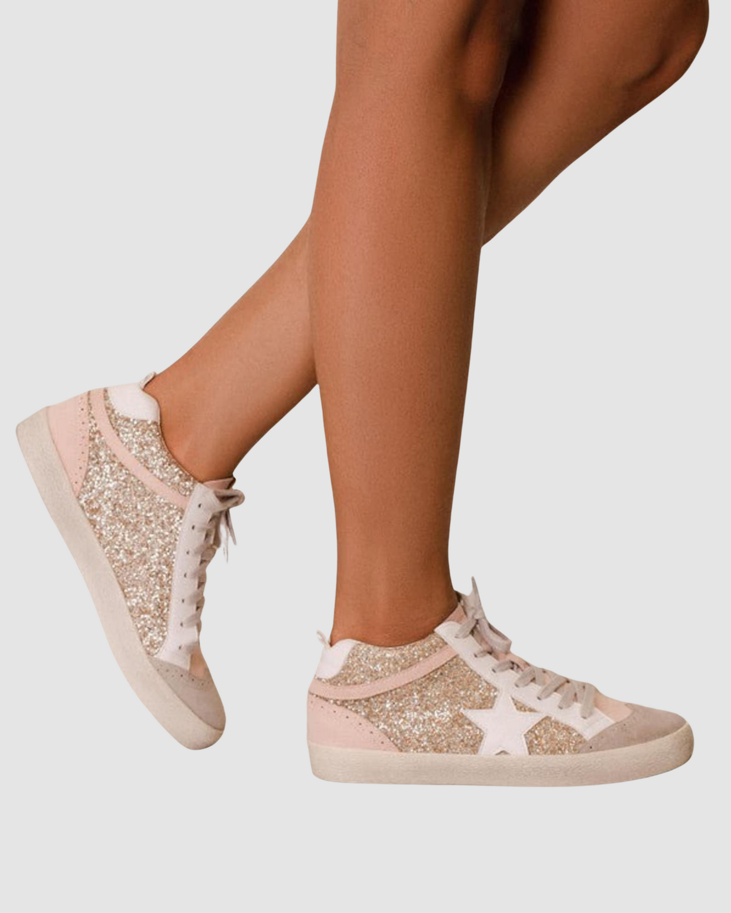 MI.IM Light Gold Daisy Sneakers