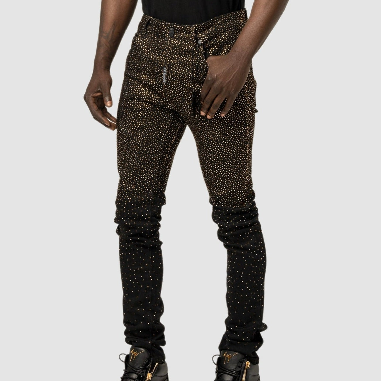KASH Black/Gold Jeans