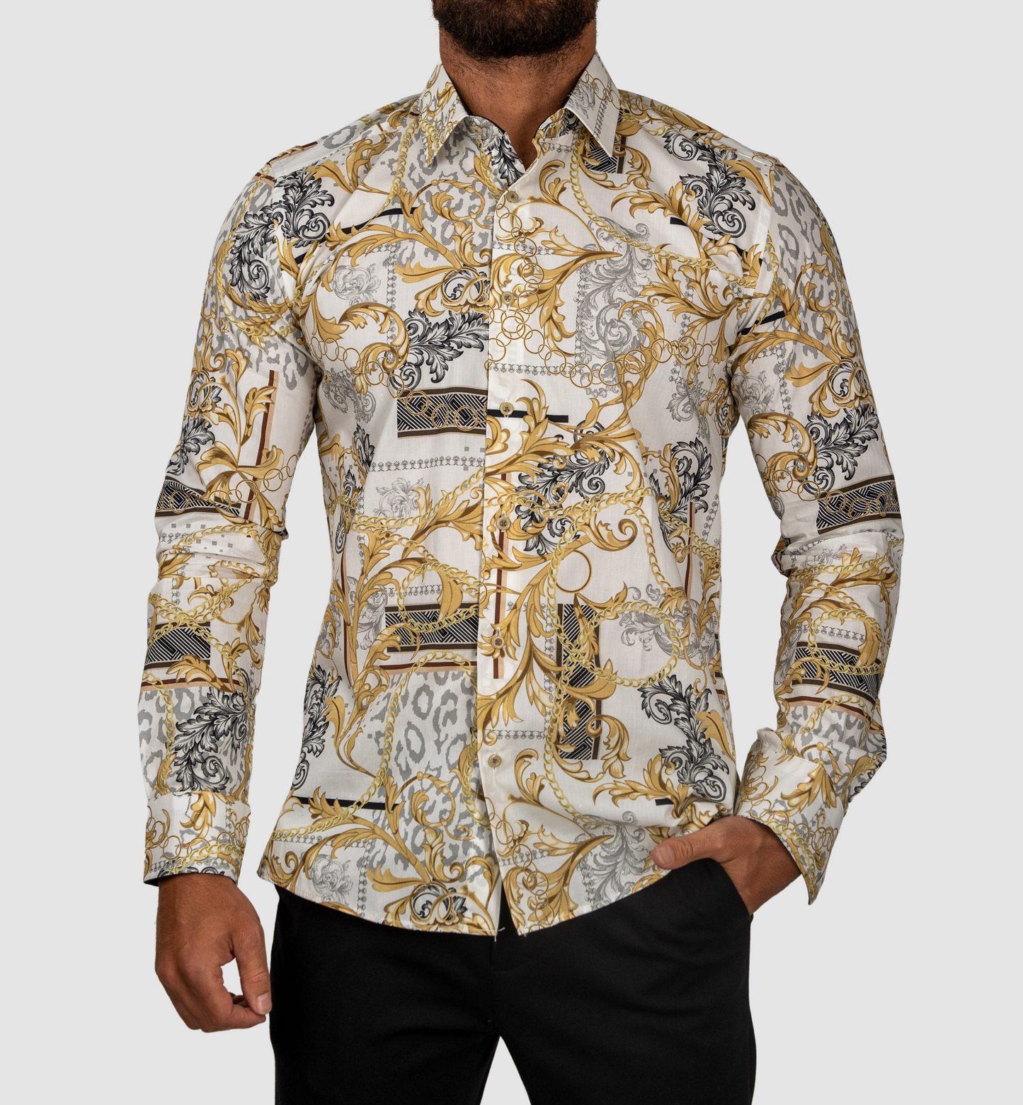 STEELO MIAMI White Multi Shirt