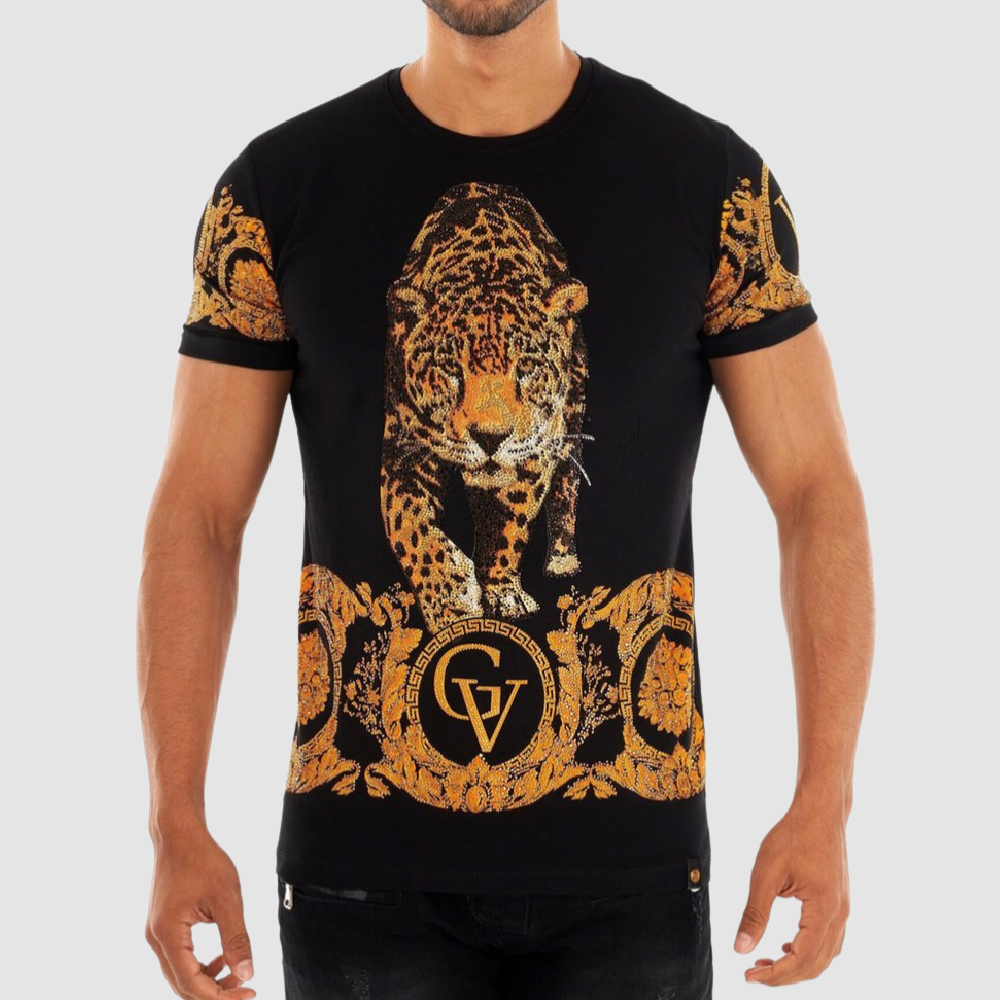 Gold and Black Tiger - Year Of The Tiger - T-Shirt