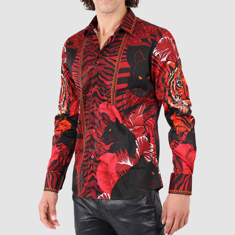 BARABAS Red Tiger Shirt