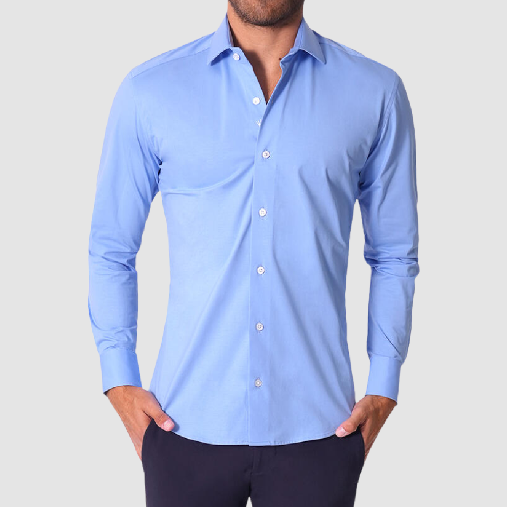BERTIGO Light Blue Knit Shirt