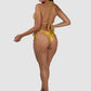 BACCIO Retro Yellow Bikini Set