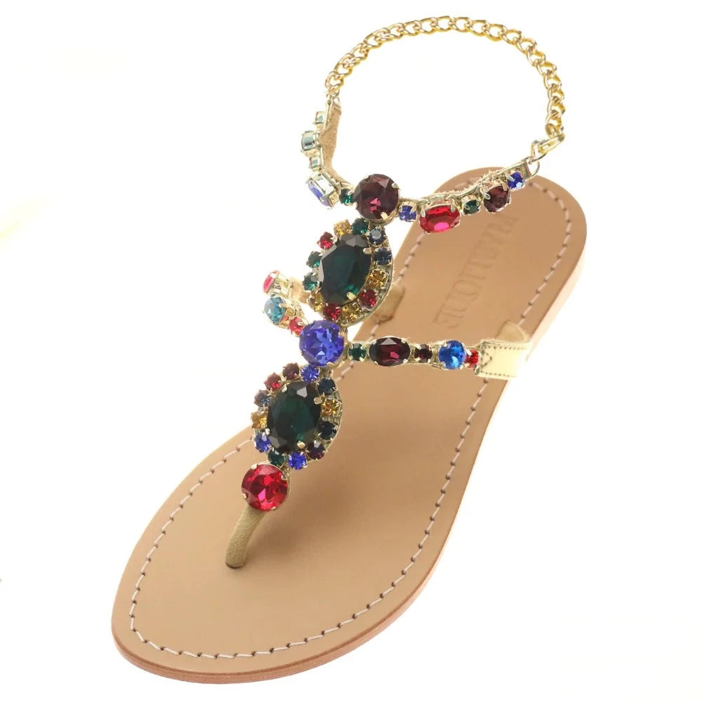 Mystique Gold/Multi Sandals.