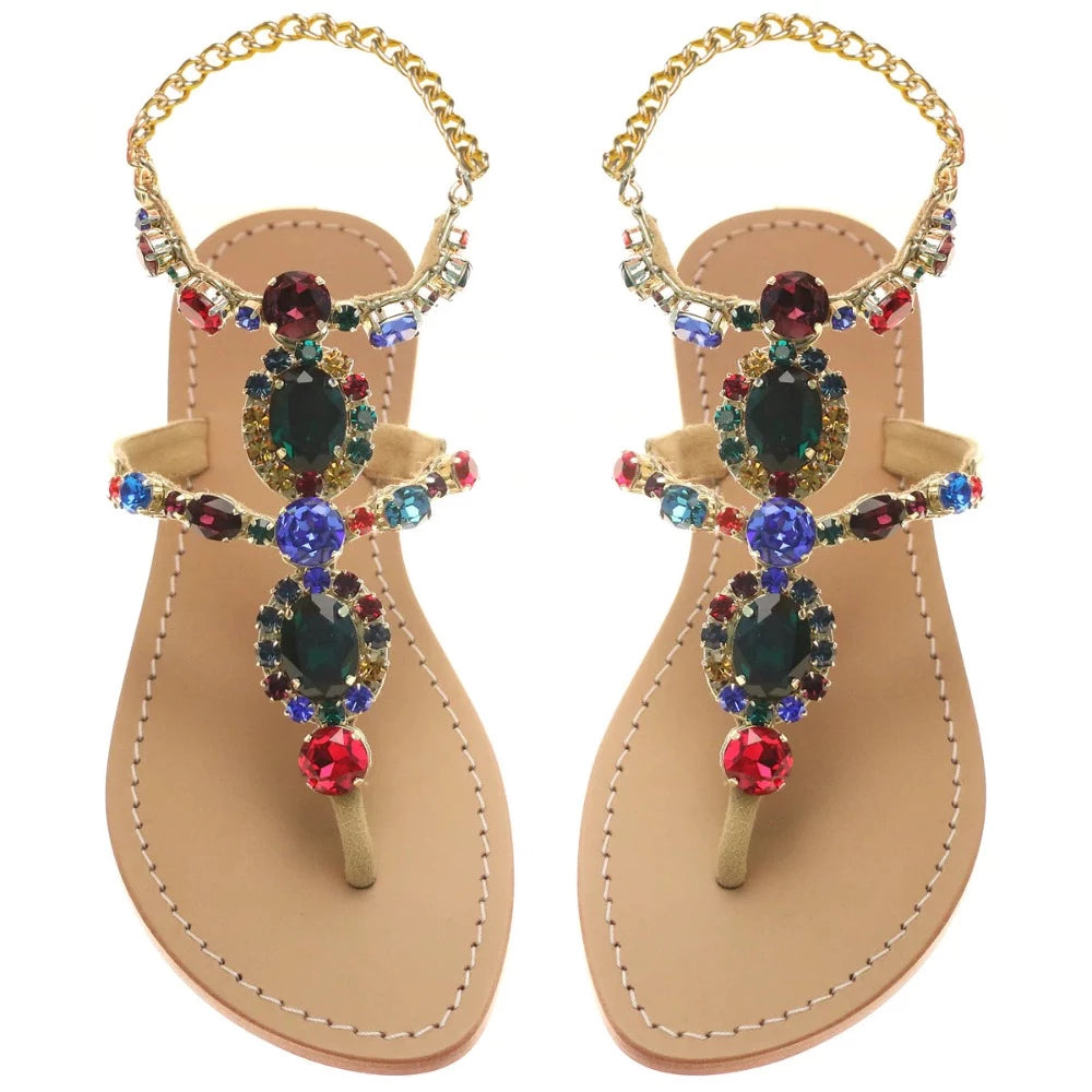 Mystique Gold/Multi Sandals.