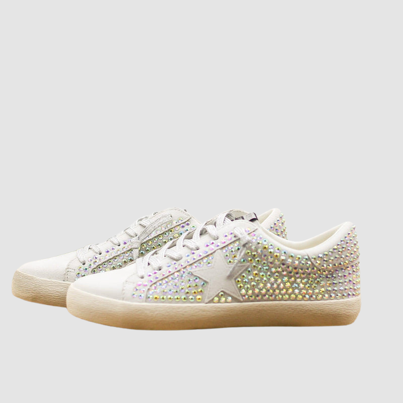 MI.IM Grey Rhinestone Sneakers