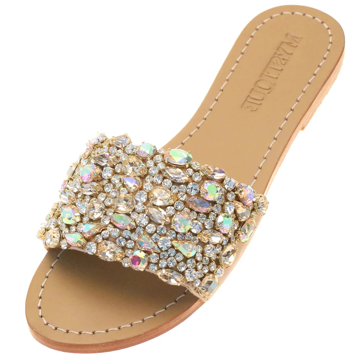 Mystique Pale/Pink Sandals w AB Crystals.