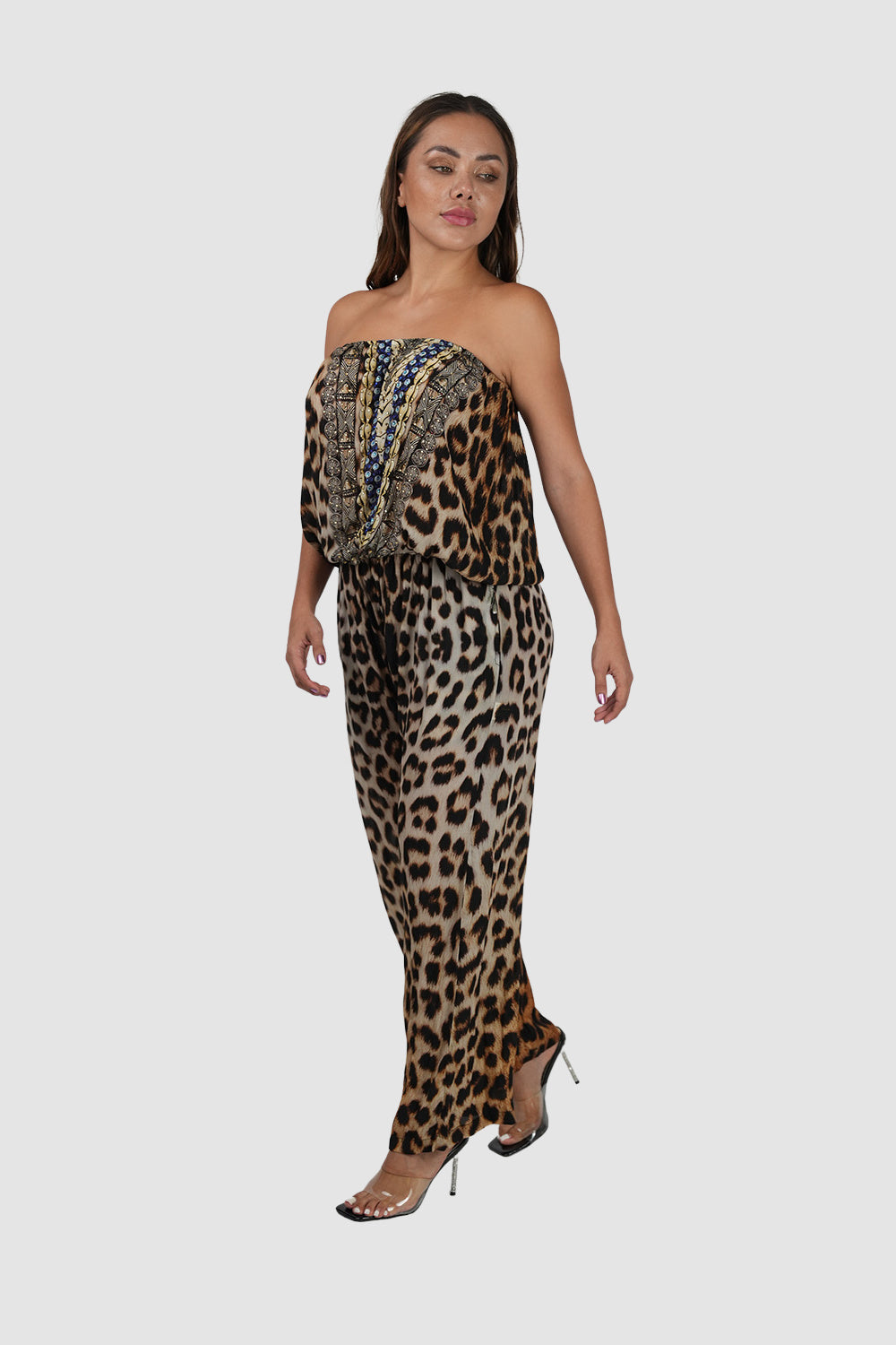 Casa Del Mar Cheetah Mirror Jumpsuit