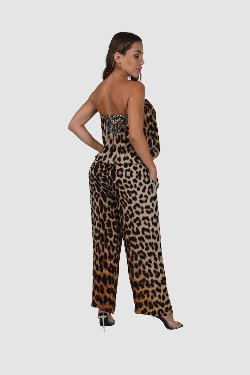 Casa Del Mar Cheetah Mirror Jumpsuit