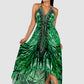 casa del mar Green Palm 2C Maxi Dress