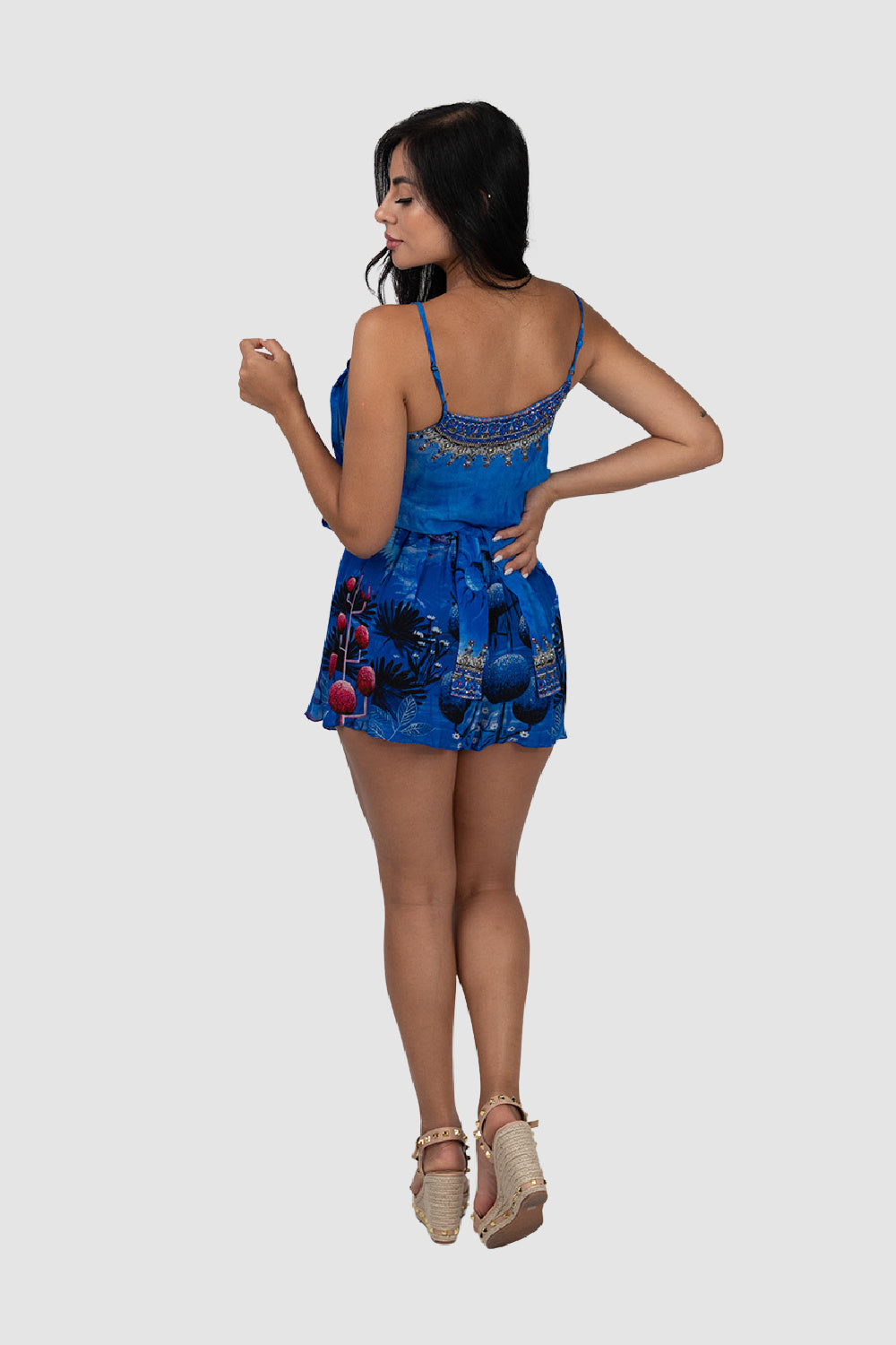 Czarina Royal Blue Playsuit