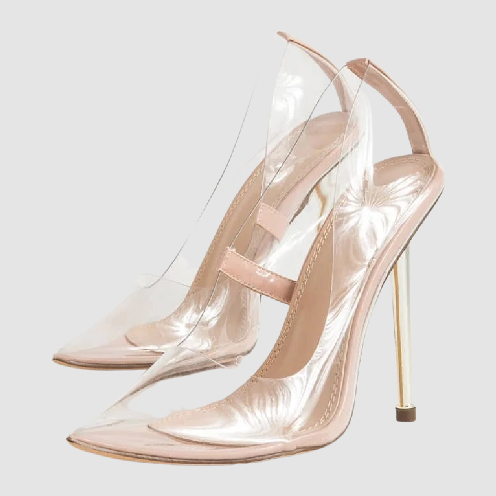 LILIANA Banks-1 Clear/Nude Heels