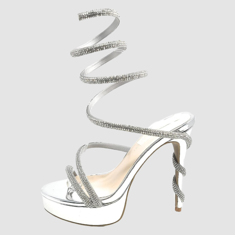 WVA Silver High Heels