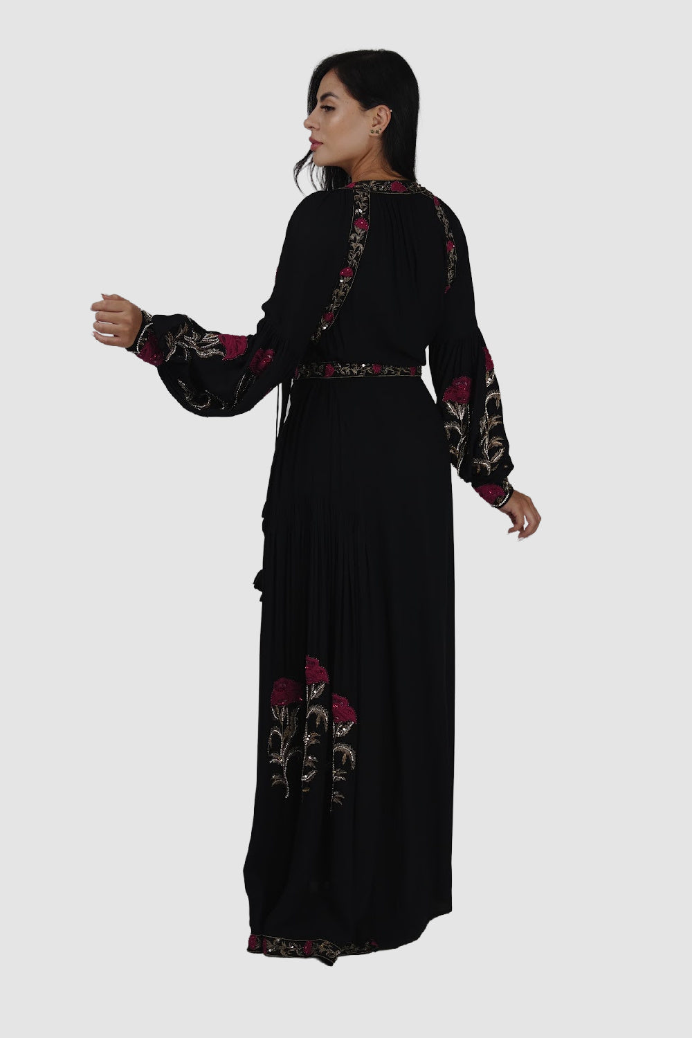 Diamond for Eden Black Bohemian Dress