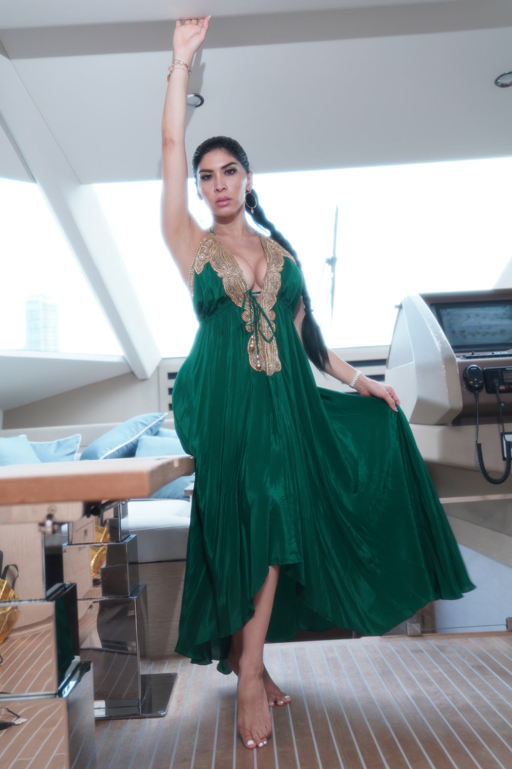 Green Forest Long Dress URock Couture Green Forest Long Dress URock Couture