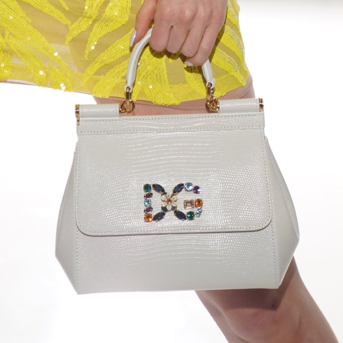 White Leather Handbag