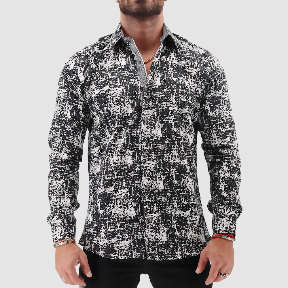 IL MACHISTO Black White Shirt