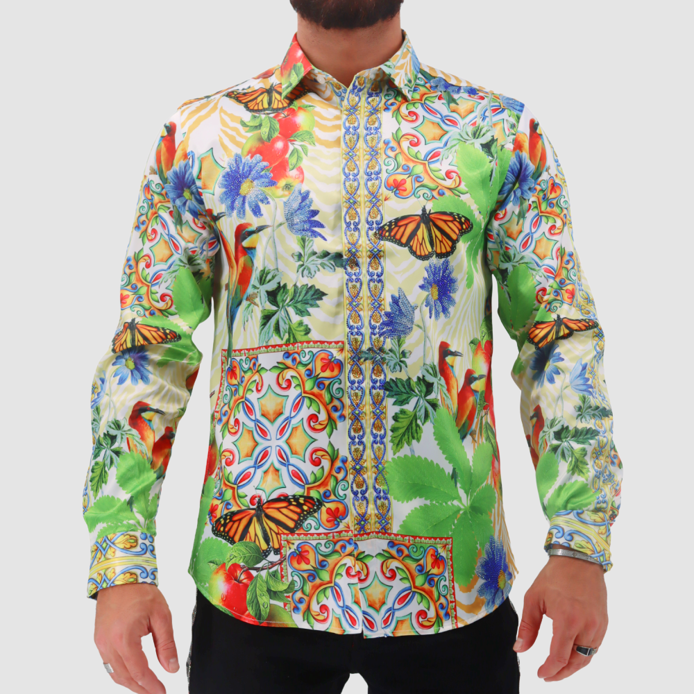 BAROCCO Multi Flowers Shirt
