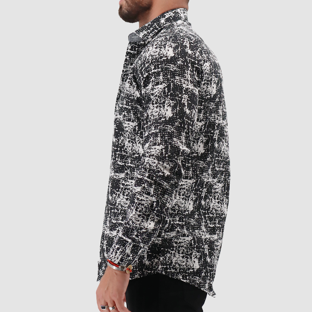 IL MACHISTO Black White Shirt