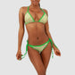 BACCIO Spider Green Gold Bikini Set