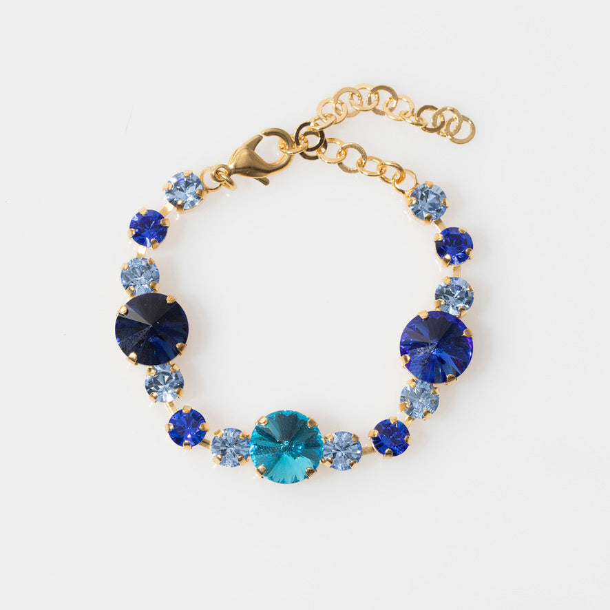 Summer in Paris Blue Tone Bracelet