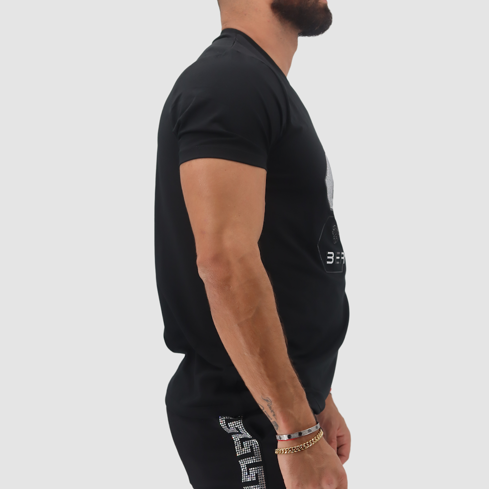 BERTIGO Black Skull T-Shirt