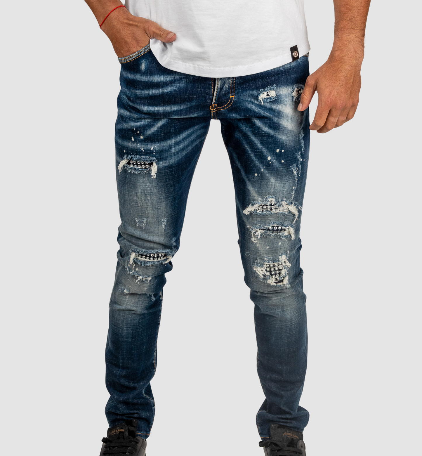 GEORGE V GV4011 Blue/Silver Jeans