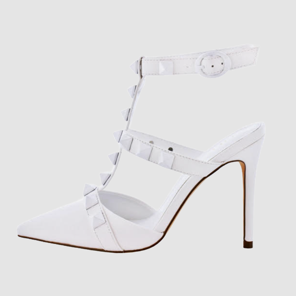 LILIANA Margo-1 White Heels