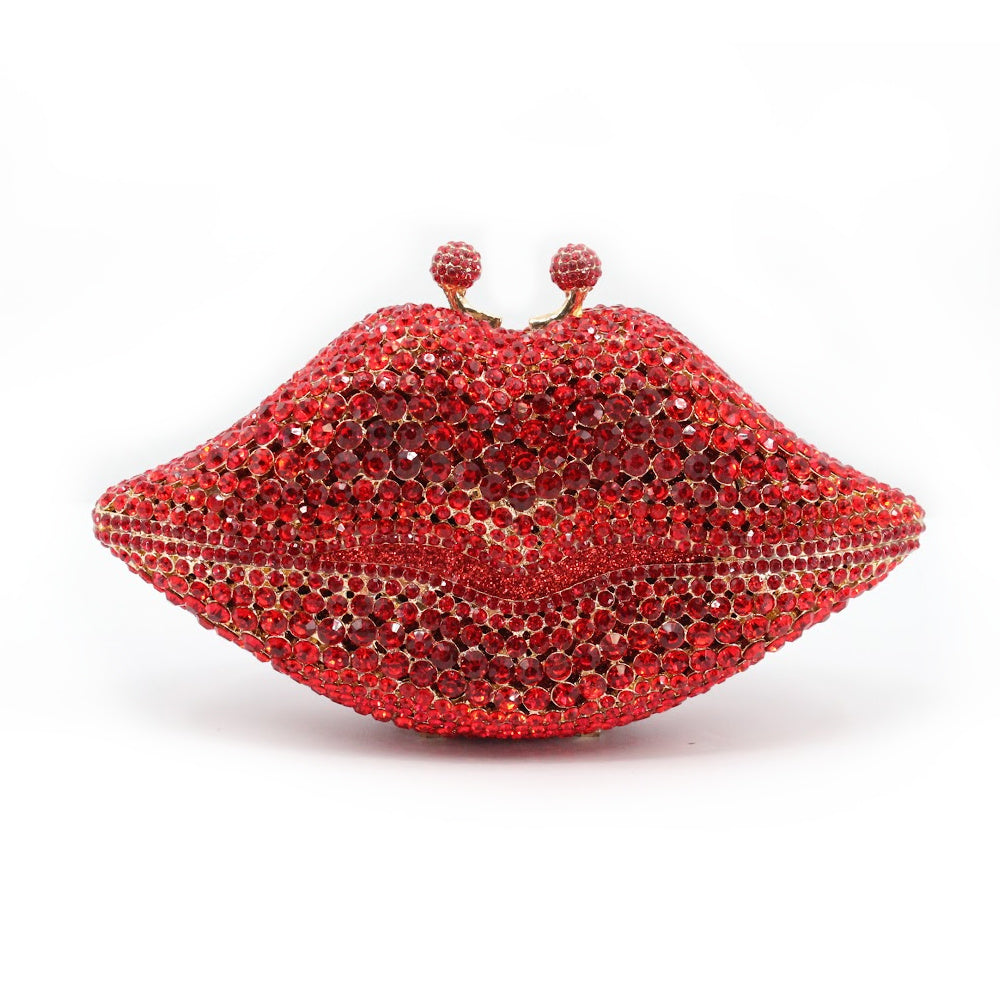 SAIGAOTE Red Lips Clutch