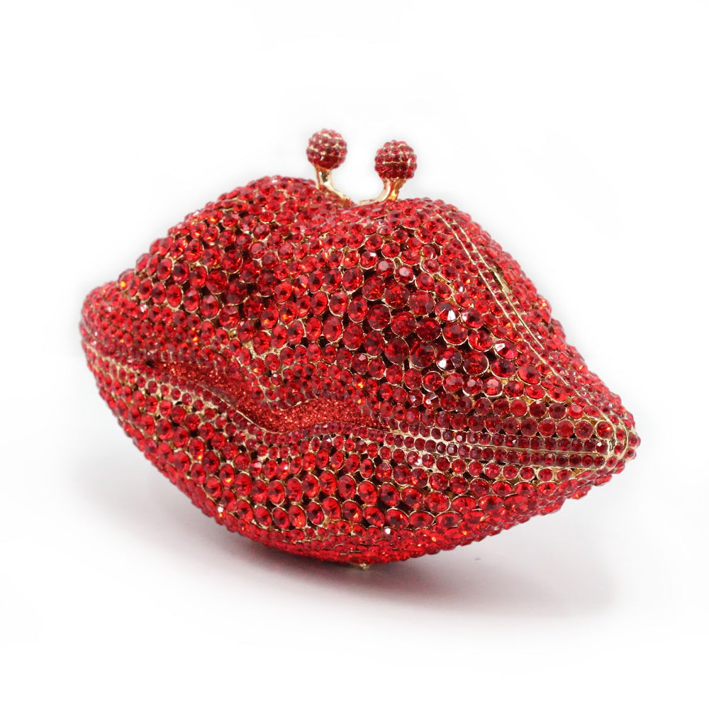 STYLE BEVERLY HILLS Red Lips Clutch
