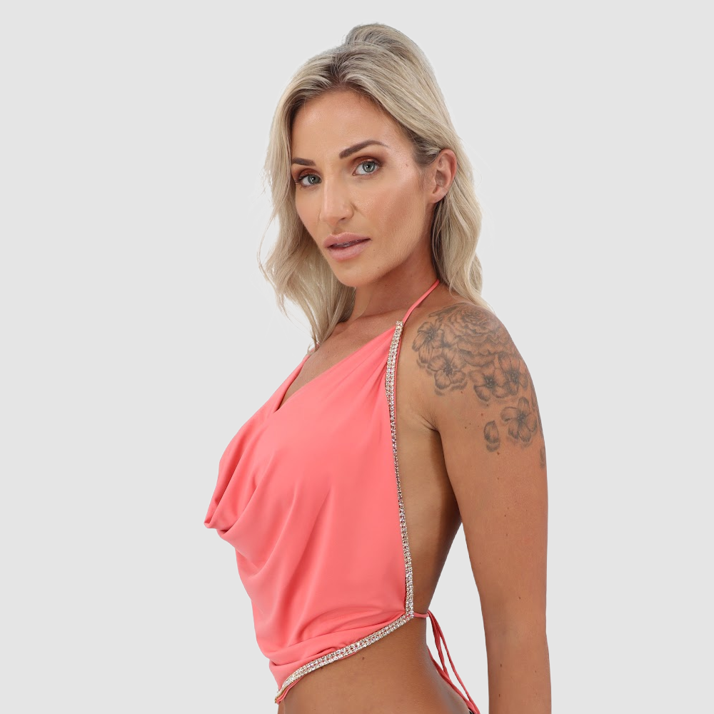 VIE SAUVAGE Renee Coral Top