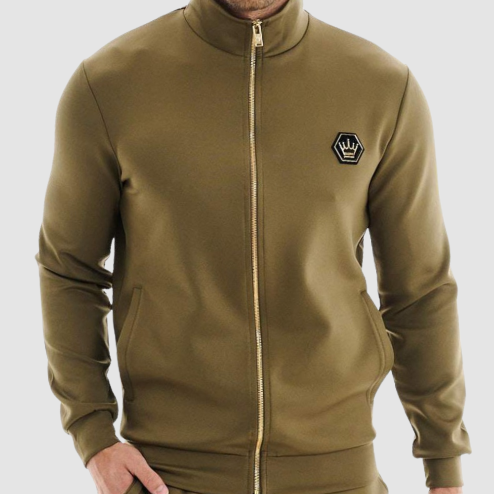 BERTIGO ELI/03H Olive Hoodie