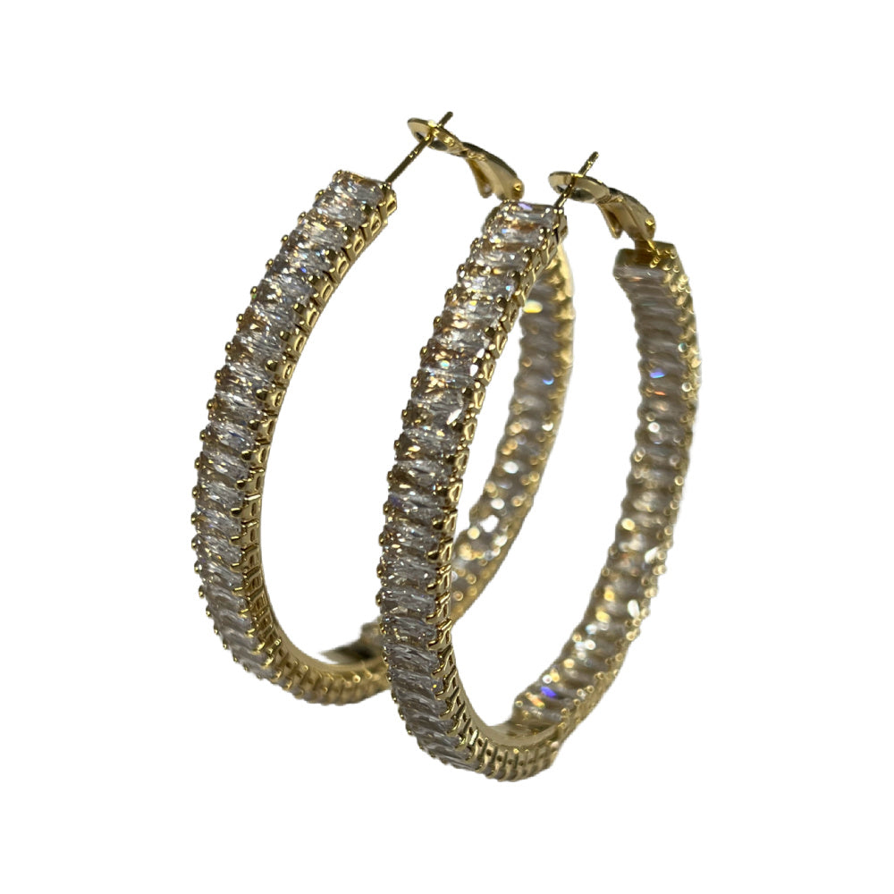 Gemelli Noelle Hoop Gold