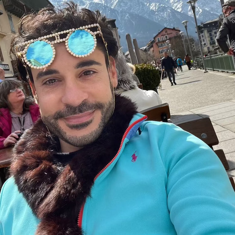 Summerz Maven turquoise sunglasses.