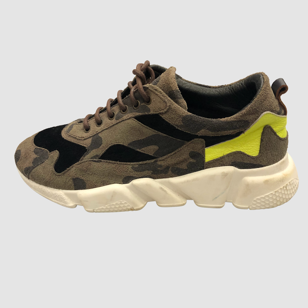 Jared Lang Camouflage W Green Sneakers