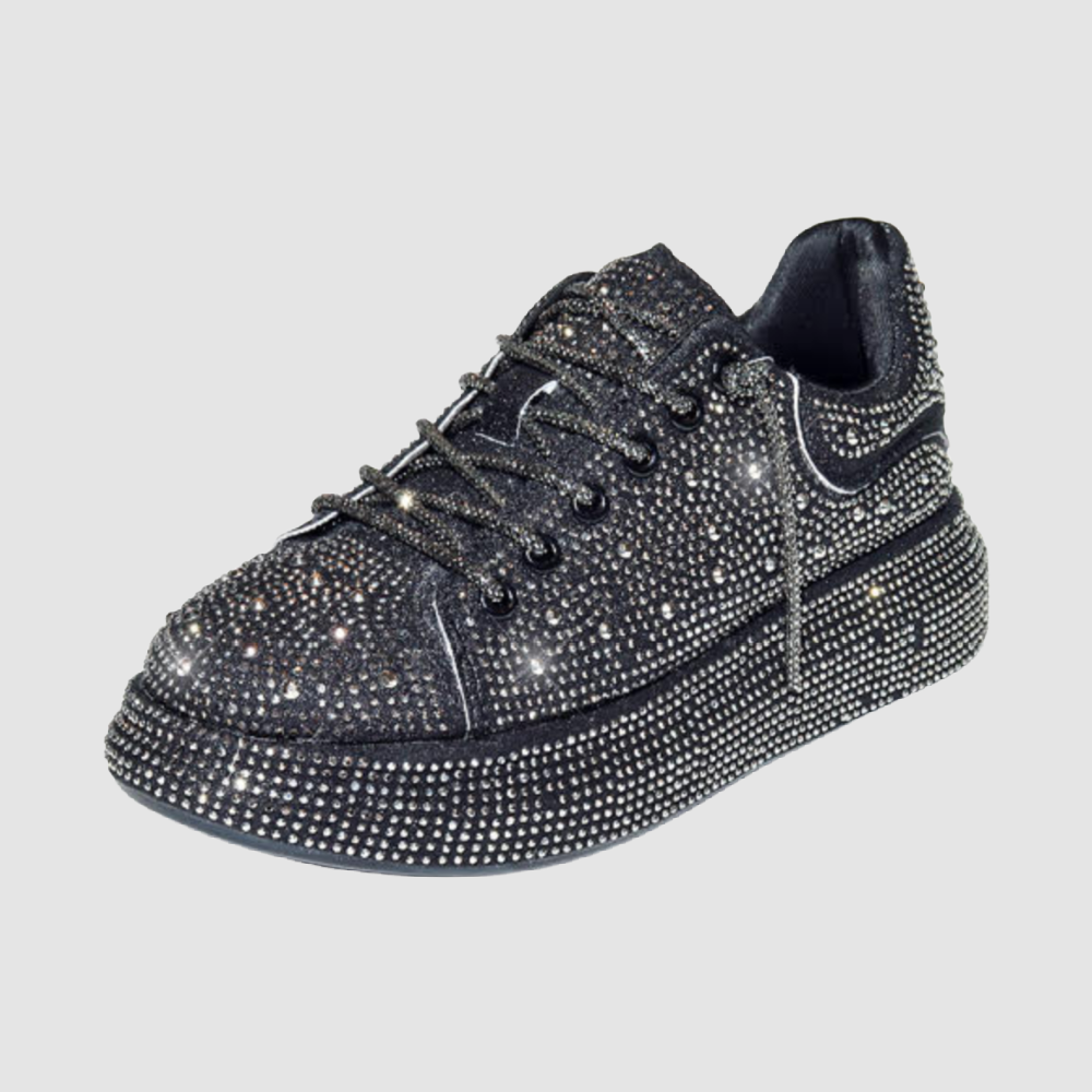 LILIANA Black/Silver Sneakers