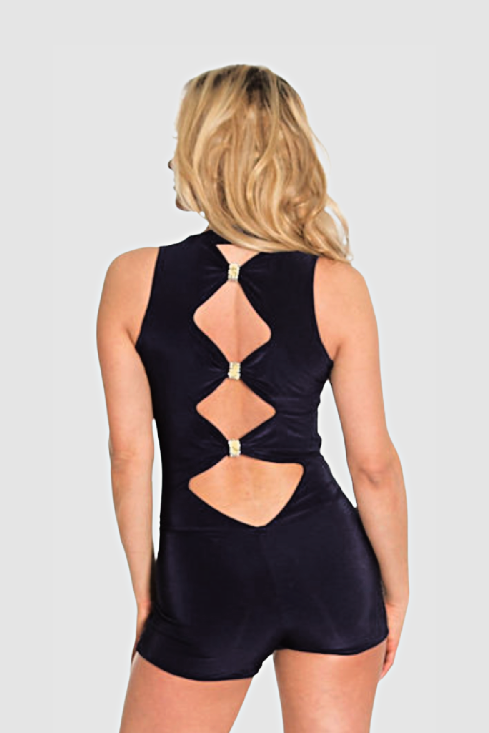 VIE SAUVAGE Joey Black W Gold Romper