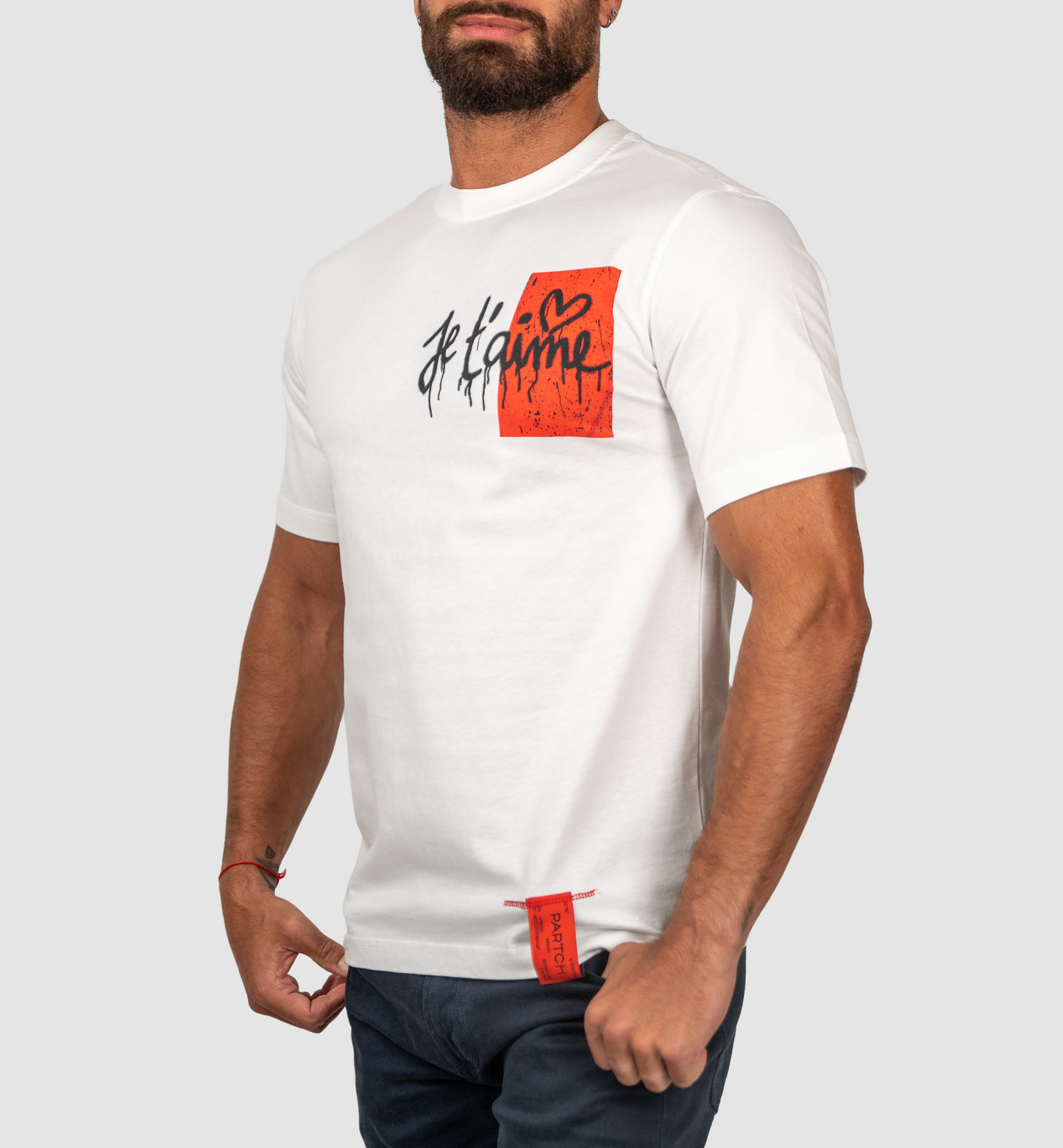 PARTCH JE T'AIME WHITE T-SHIRT