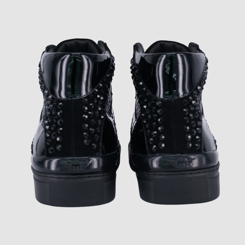 Black Crystals Sneakers