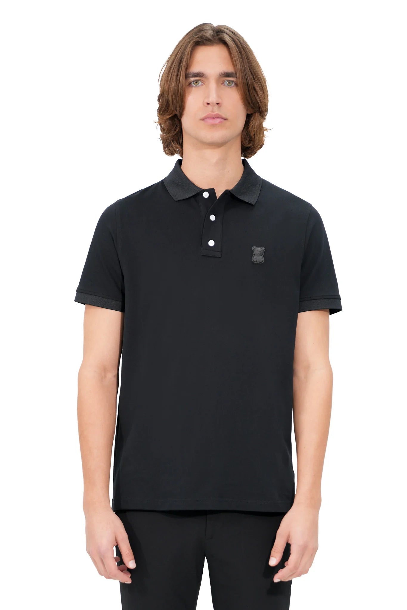 Calder Black Polo Shirt